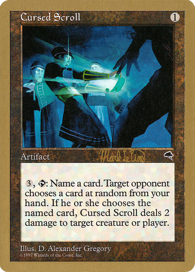 Cursed Scroll - [Retro Frame] World Championship Decks 1999 (WC99)