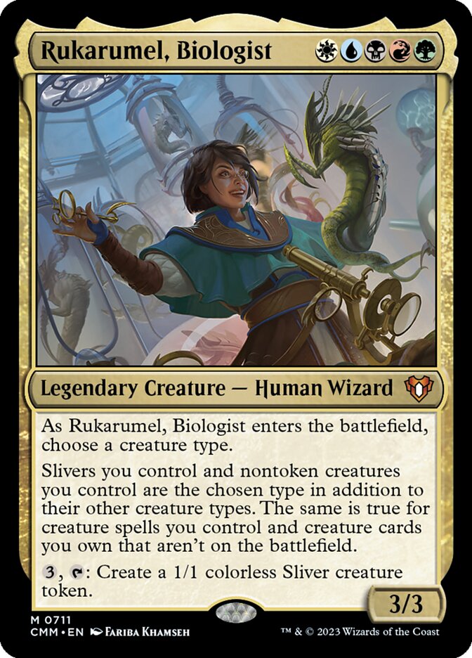 Rukarumel, Biologist - [Foil] Commander Masters (CMM)