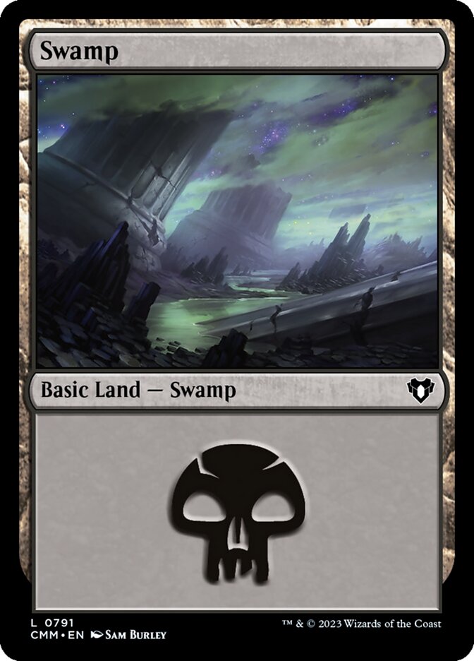 Swamp (791) - Commander Masters (CMM)