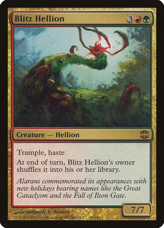 Blitz Hellion - [Foil] Alara Reborn (ARB)