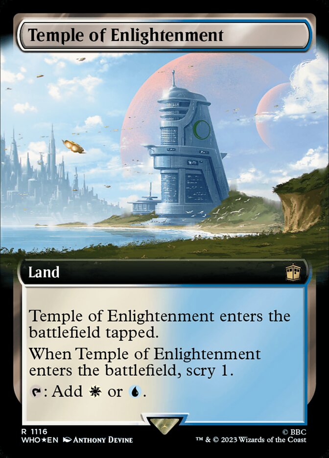 Temple of Enlightenment - [Surge Foil, Extended Art] Doctor Who (WHO)