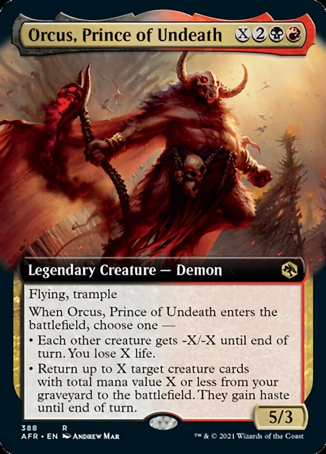 Orcus, Prince of Undeath - [Extended Art] Adventures in the Forgotten Realms (AFR)
