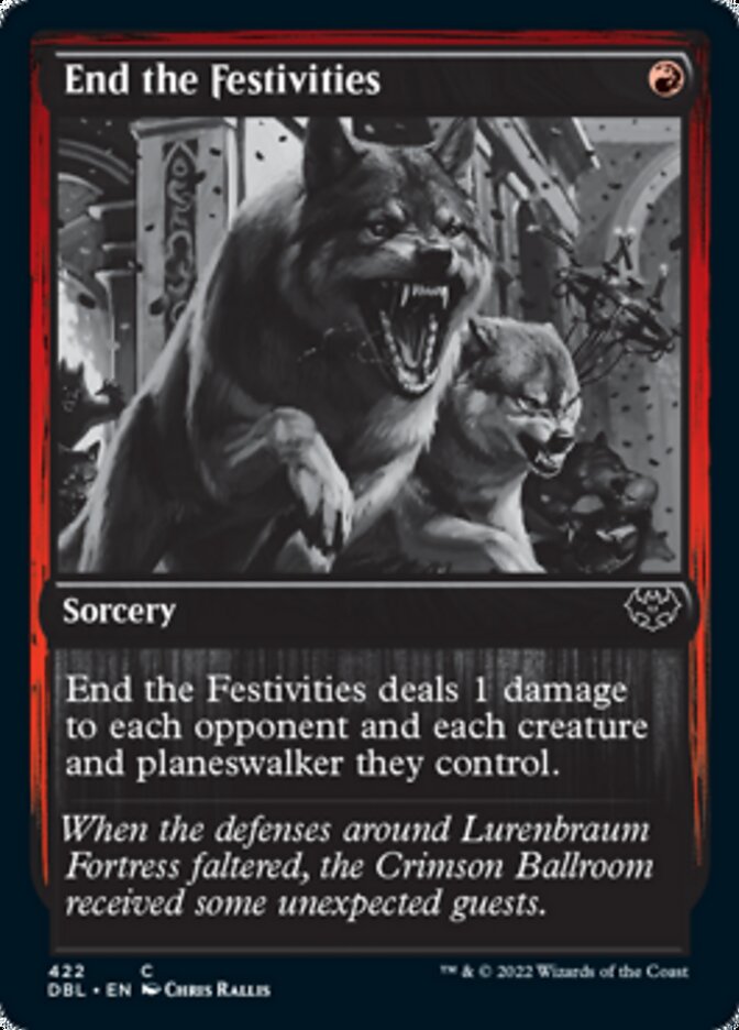 End the Festivities - [Foil] Innistrad: Double Feature (DBL)