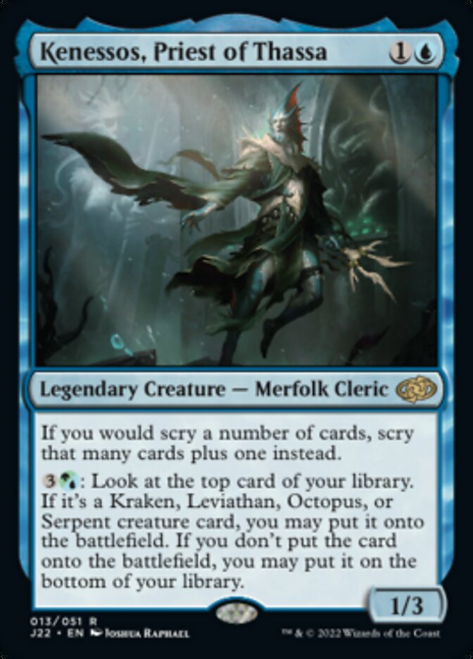 Kenessos, Priest of Thassa - Jumpstart 2022 (J22)