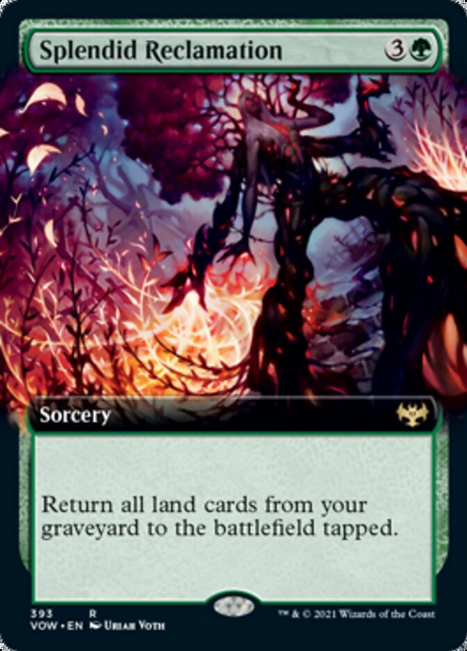 Splendid Reclamation - [Foil, Extended Art] Innistrad: Crimson Vow (VOW)