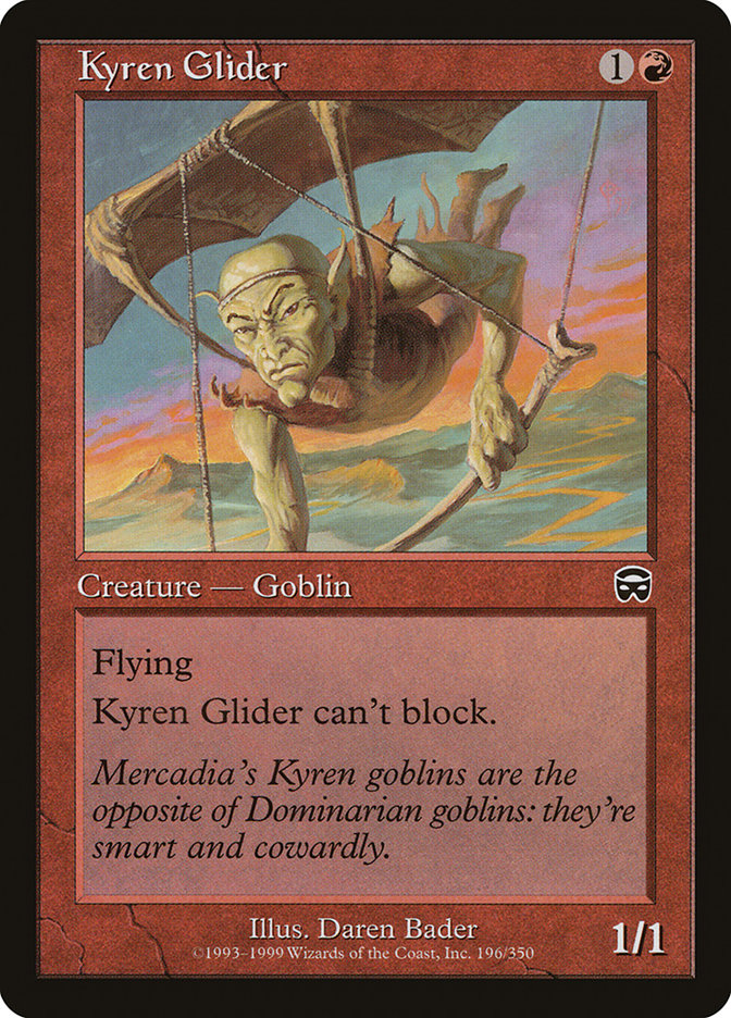Kyren Glider - [Foil] Mercadian Masques (MMQ)