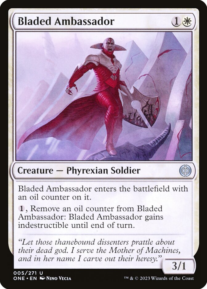 Bladed Ambassador - [Foil] Phyrexia: All Will Be One (ONE)