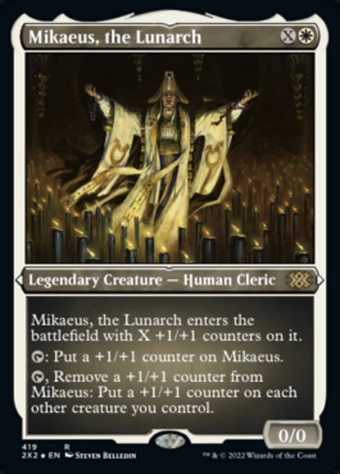 Mikaeus, the Lunarch - [Etched Foil] Double Masters 2022 (2X2)