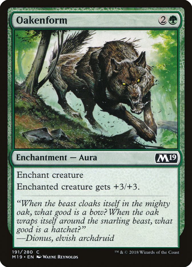 Oakenform - [Foil] Core Set 2019 (M19)