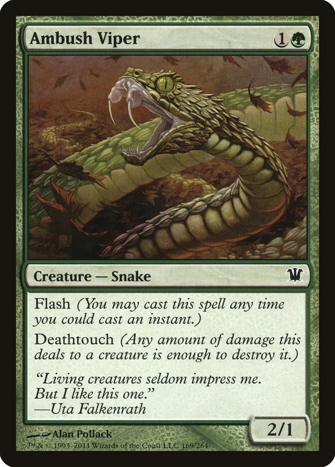 Ambush Viper - [Foil] Innistrad (ISD)