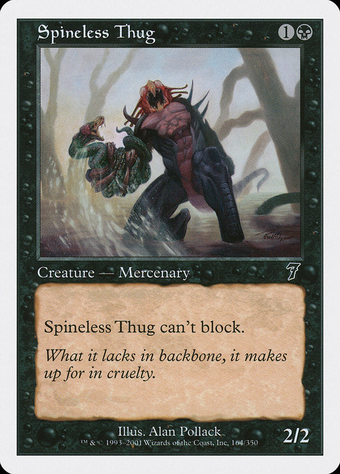 Spineless Thug - [Foil] Seventh Edition (7ED)