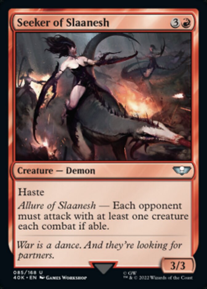 Seeker of Slaanesh - [Surge Foil] Warhammer 40,000 Commander (40K)