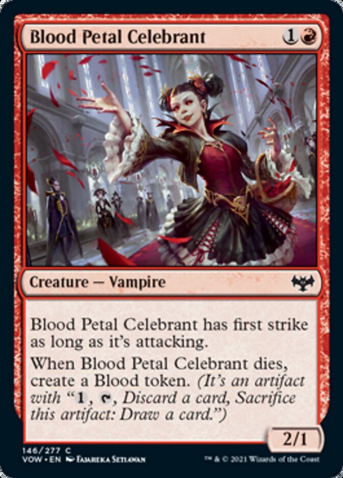 Blood Petal Celebrant - [Foil] Innistrad: Crimson Vow (VOW)