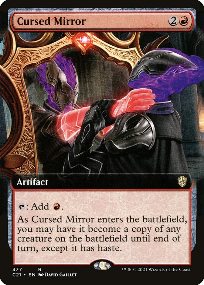 Cursed Mirror - [Extended Art] Commander 2021 (C21)