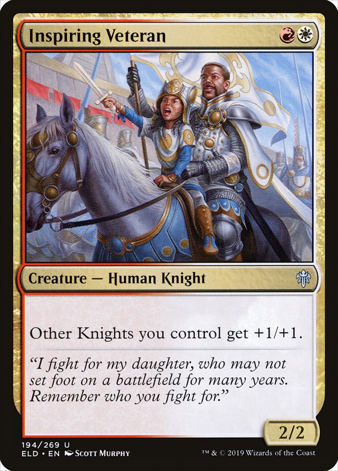 Inspiring Veteran - Throne of Eldraine (ELD)