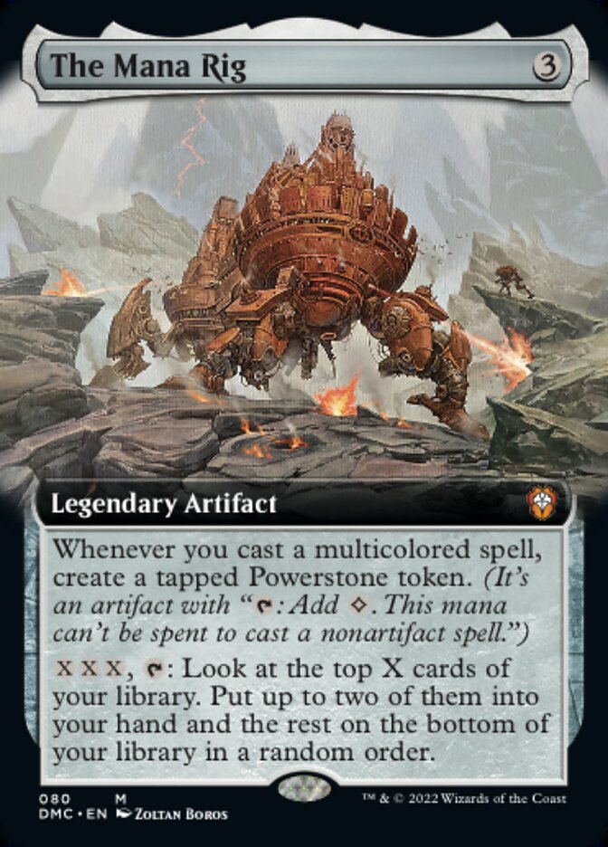 The Mana Rig - [Foil, Extended Art] Dominaria United Commander (DMC)
