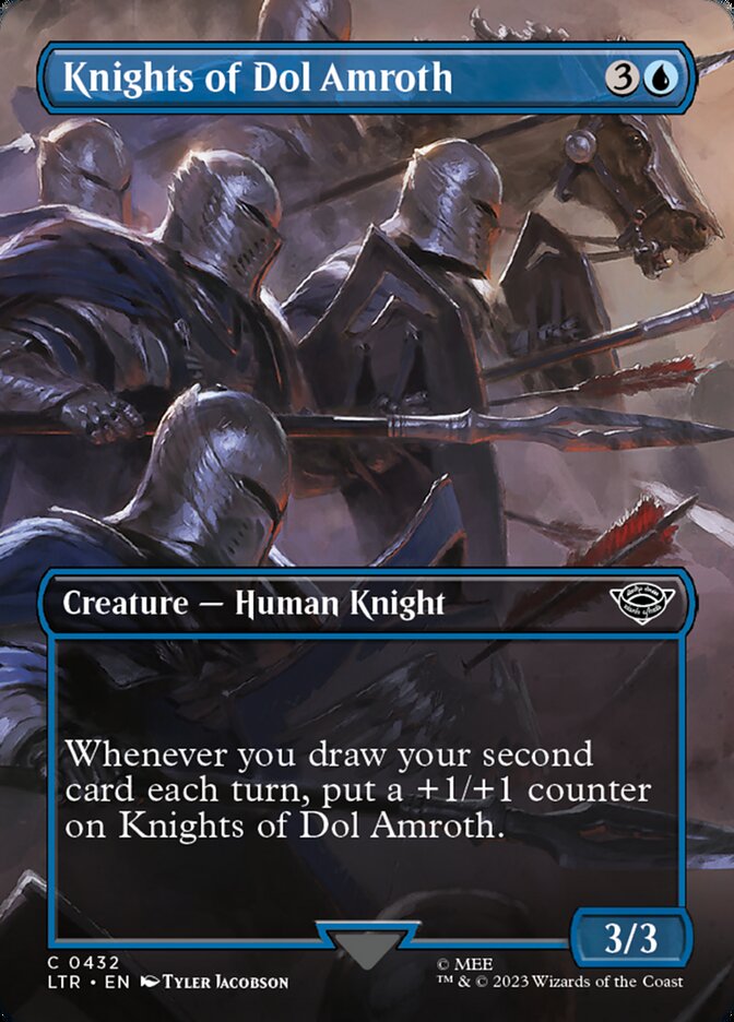 Knights of Dol Amroth - [Foil, Borderless] The Lord of the Rings: Tales of Middle-earth (LTR)