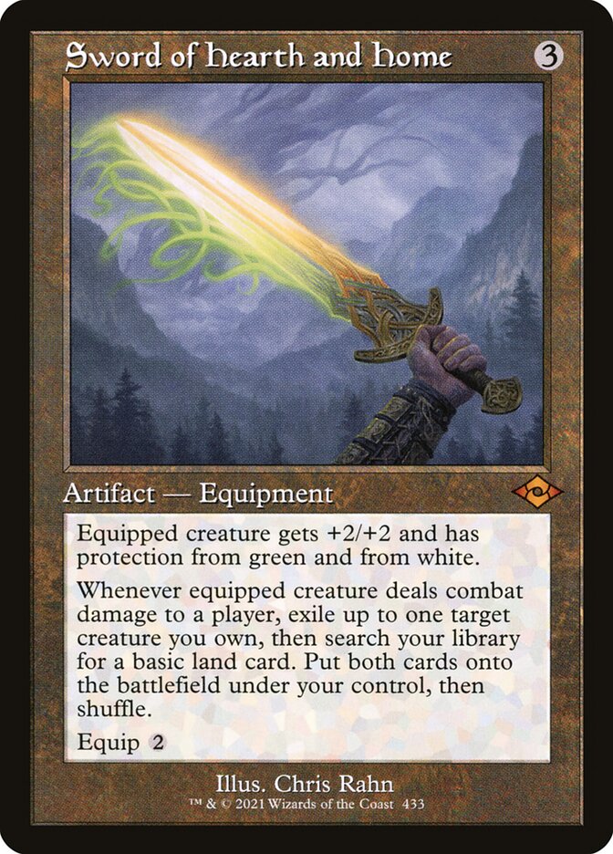 Sword of Hearth and Home - [Etched Foil, Retro Frame] Modern Horizons 2 (MH2)