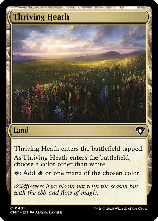 Thriving Heath - [Foil] Commander Masters (CMM)