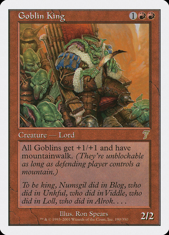 Goblin King - [Foil] Seventh Edition (7ED)