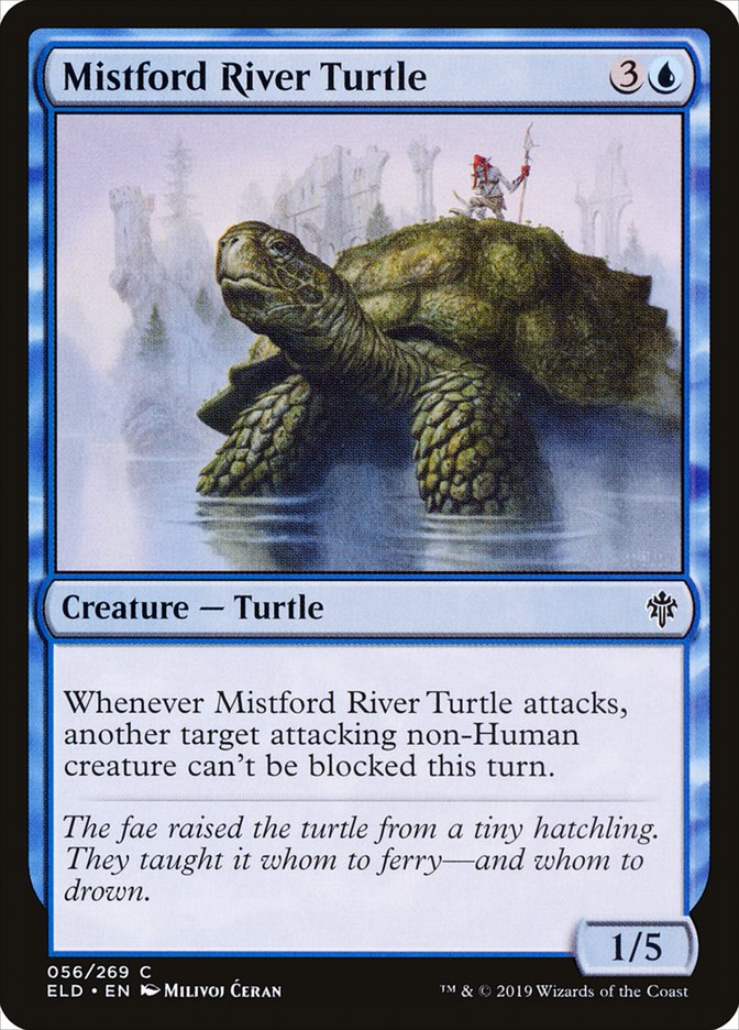 Mistford River Turtle - [Foil] Throne of Eldraine (ELD)