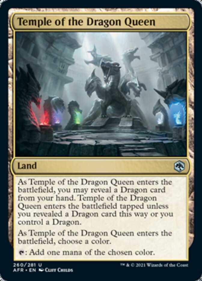 Temple of the Dragon Queen - [Foil] Adventures in the Forgotten Realms (AFR)