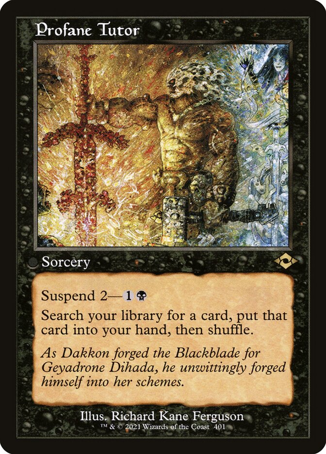 Profane Tutor - [Foil, Retro Frame] Modern Horizons 2 (MH2)