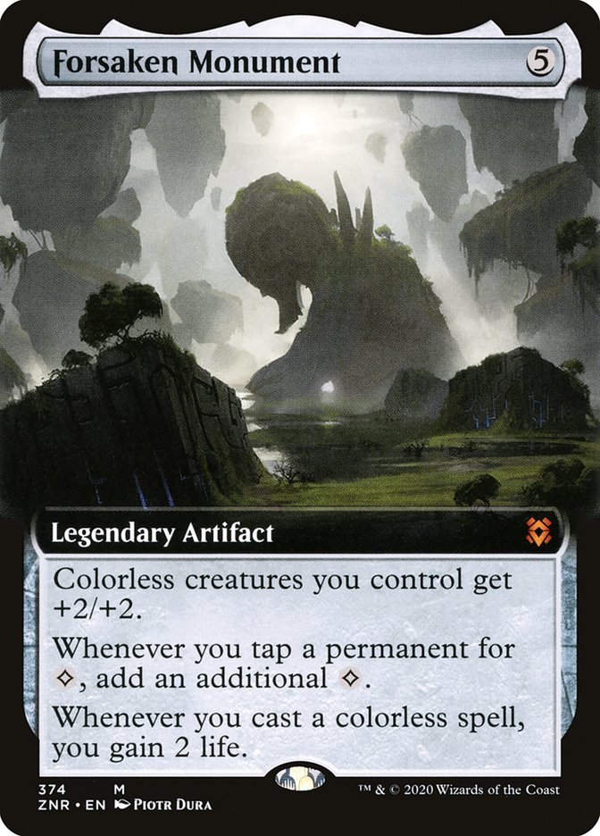 Forsaken Monument - [Extended Art] Zendikar Rising (ZNR)