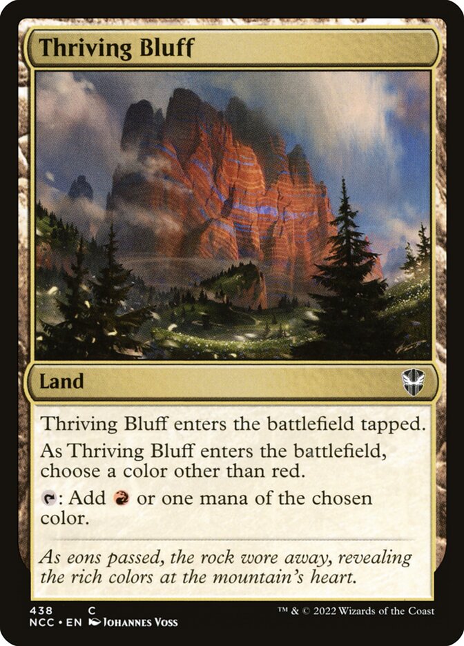 Thriving Bluff - [Foil] New Capenna Commander (NCC)