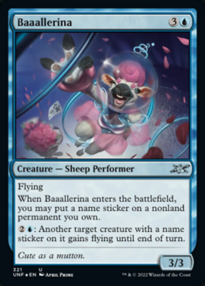 Baaallerina - [Galaxy Foil] Unfinity (UNF)