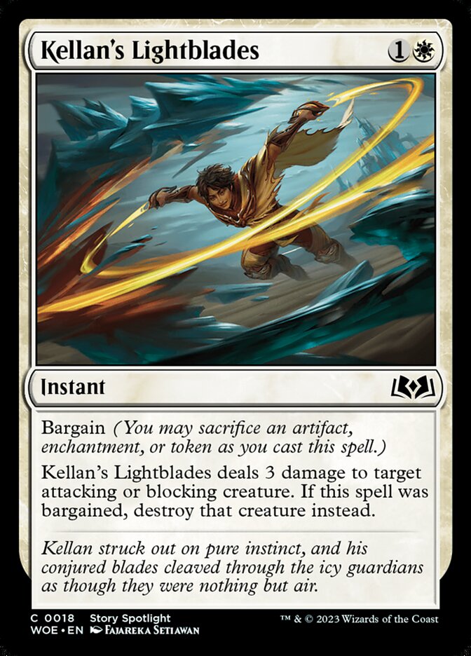 Kellan's Lightblades - [Foil] Wilds of Eldraine (WOE)