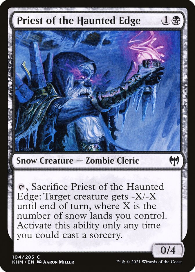 Priest of the Haunted Edge - [Foil] Kaldheim (KHM)