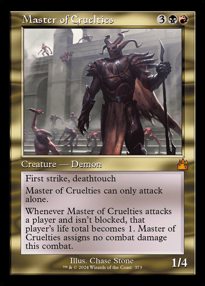 Master of Cruelties - [Retro Frame] Ravnica Remastered (RVR)