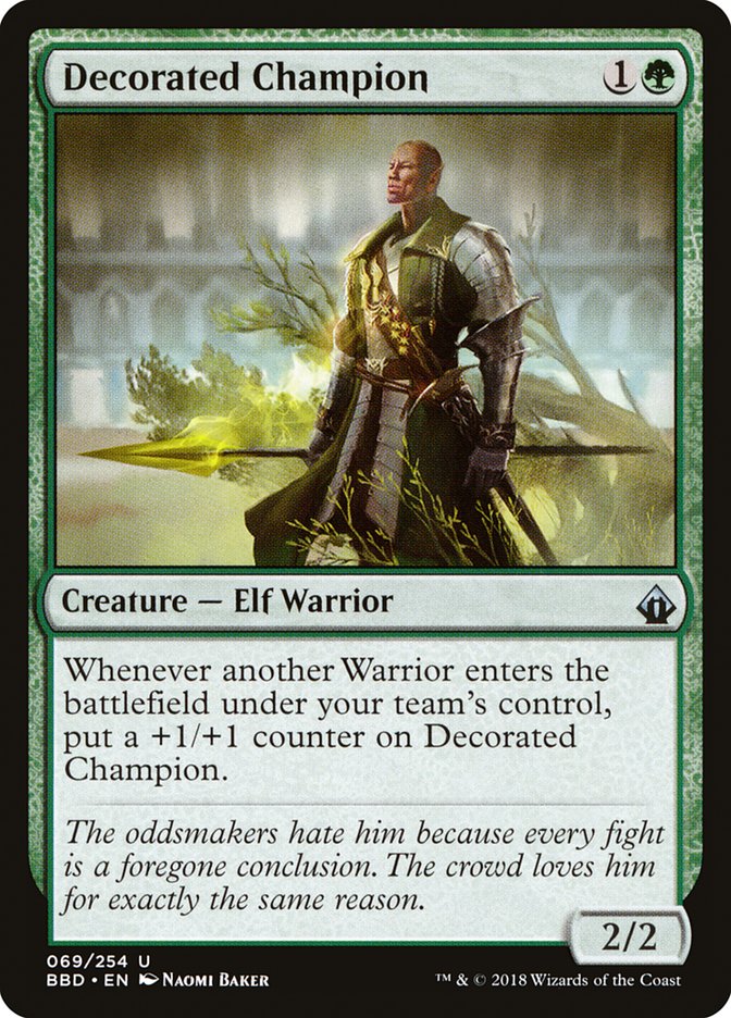 Decorated Champion - [Foil] Battlebond (BBD)