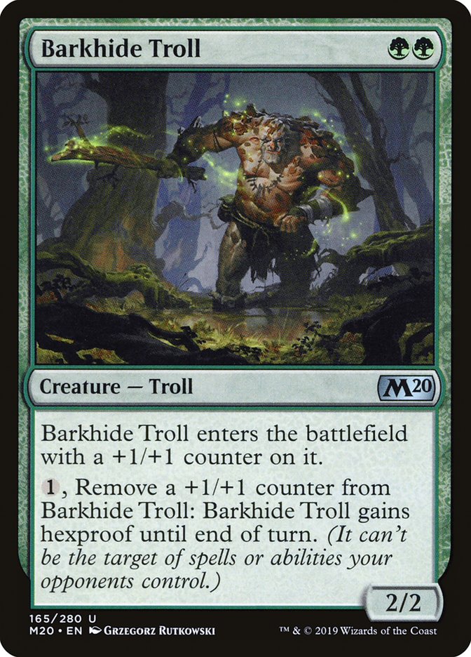 Barkhide Troll - [Foil] Core Set 2020 (M20)