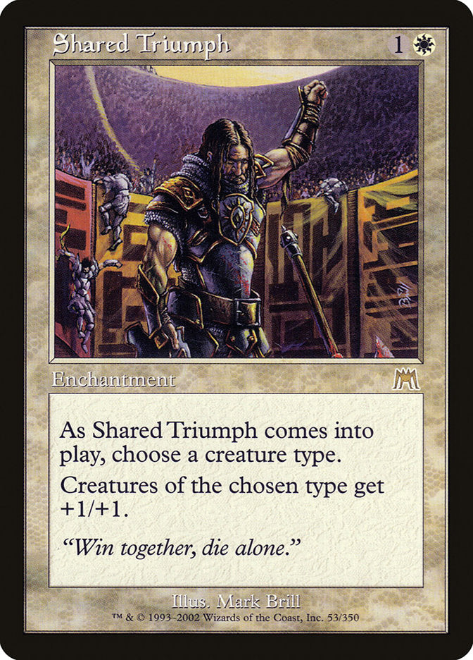 Shared Triumph - [Foil, Retro Frame] Onslaught (ONS)