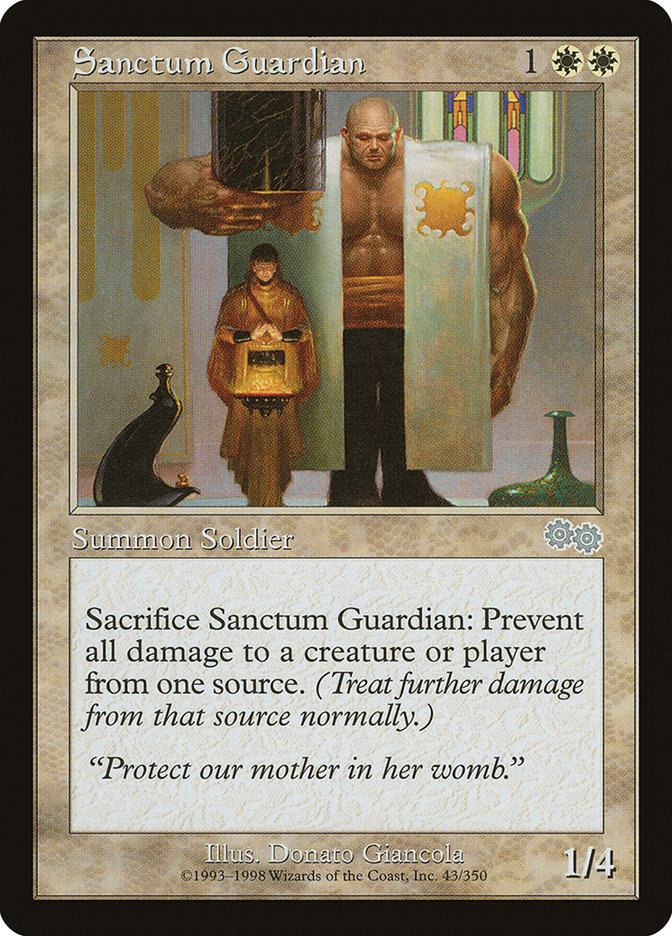 Sanctum Guardian - [Retro Frame] Urza's Saga (USG)