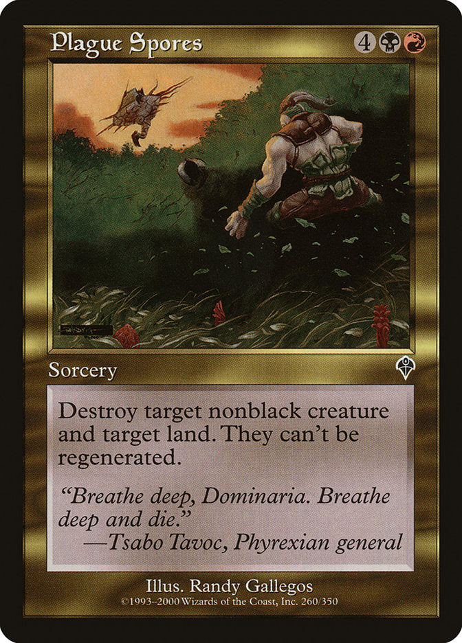 Plague Spores - [Foil, Retro Frame] Invasion (INV)