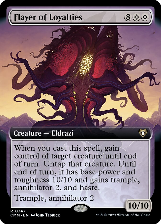 Flayer of Loyalties - [Extended Art] Commander Masters (CMM)