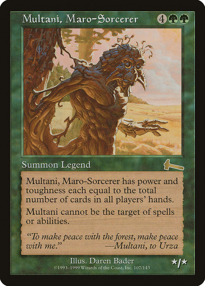 Multani, Maro-Sorcerer - Urza's Legacy (ULG)