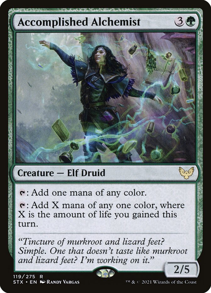 Accomplished Alchemist - [Foil] Strixhaven: School of Mages (STX)