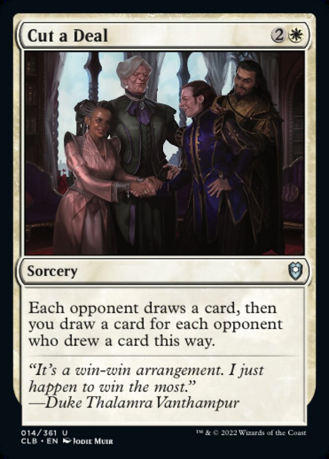Cut a Deal - [Foil] Commander Legends: Battle for Baldur's Gate (CLB)