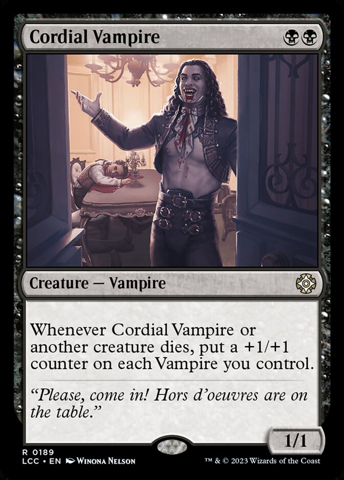 Cordial Vampire - Lost Caverns of Ixalan Commander (LCC)