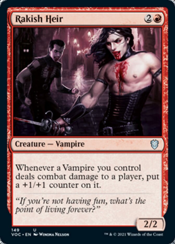 Rakish Heir - Crimson Vow Commander (VOC)