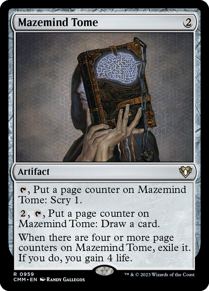 Mazemind Tome - [Foil] Commander Masters (CMM)