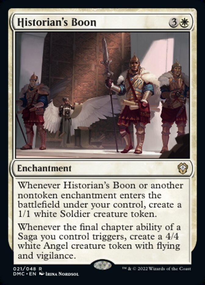 Historian's Boon - [Foil] Dominaria United Commander (DMC)