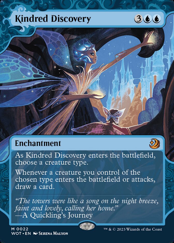 Kindred Discovery - [Foil, Showcase] Wilds of Eldraine: Enchanting Tales (WOT)
