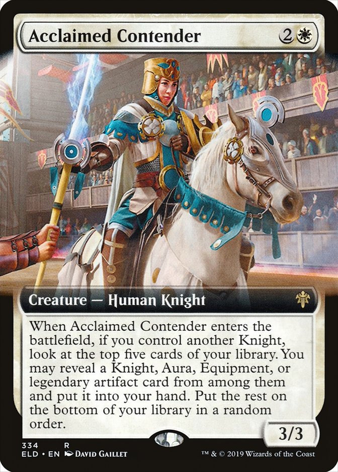 Acclaimed Contender - [Extended Art] Throne of Eldraine (ELD)