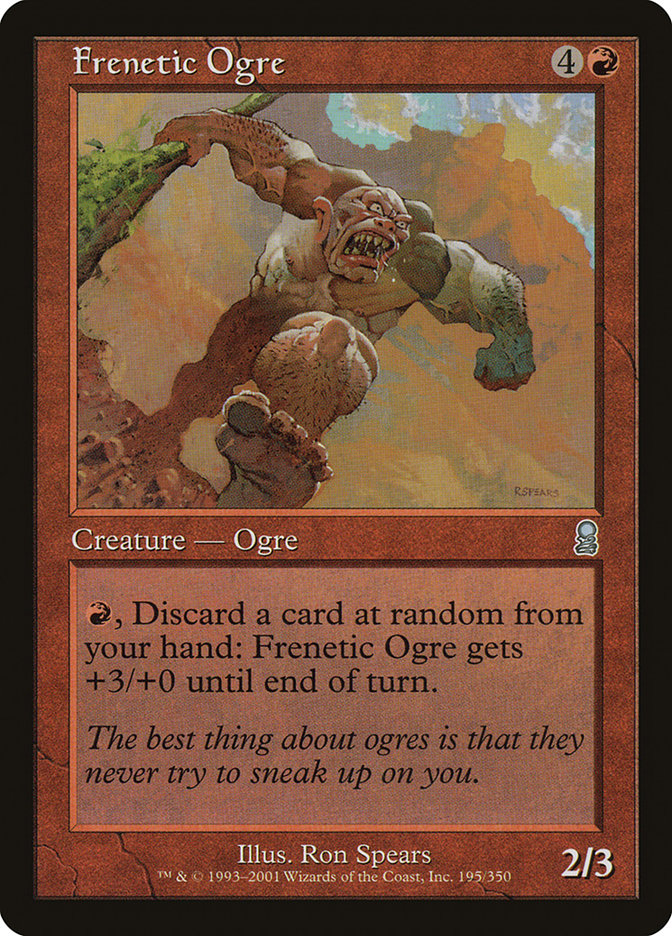 Frenetic Ogre - [Foil, Retro Frame] Odyssey (ODY)