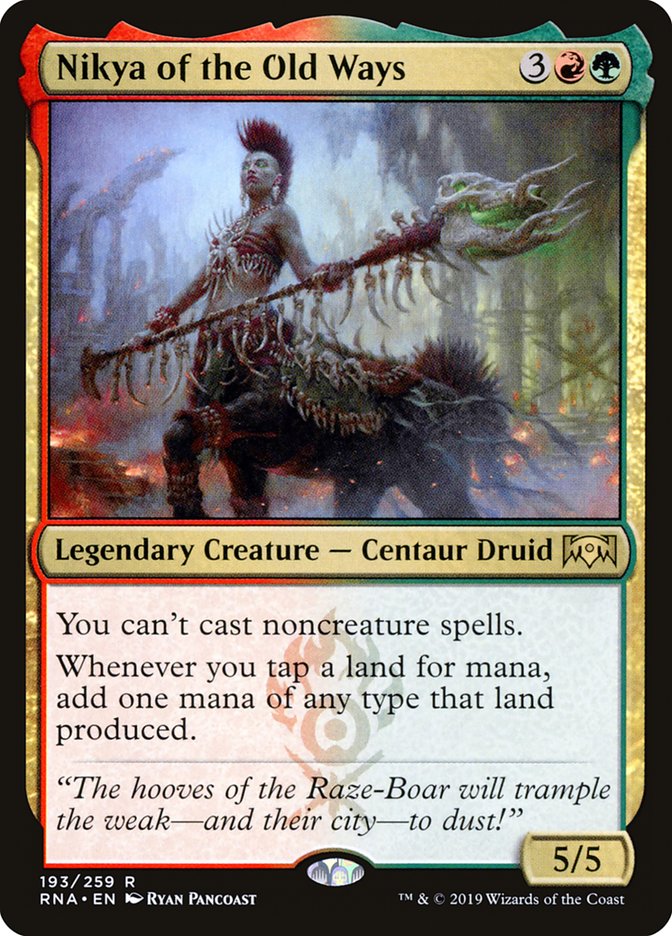 Nikya of the Old Ways - Ravnica Allegiance (RNA)